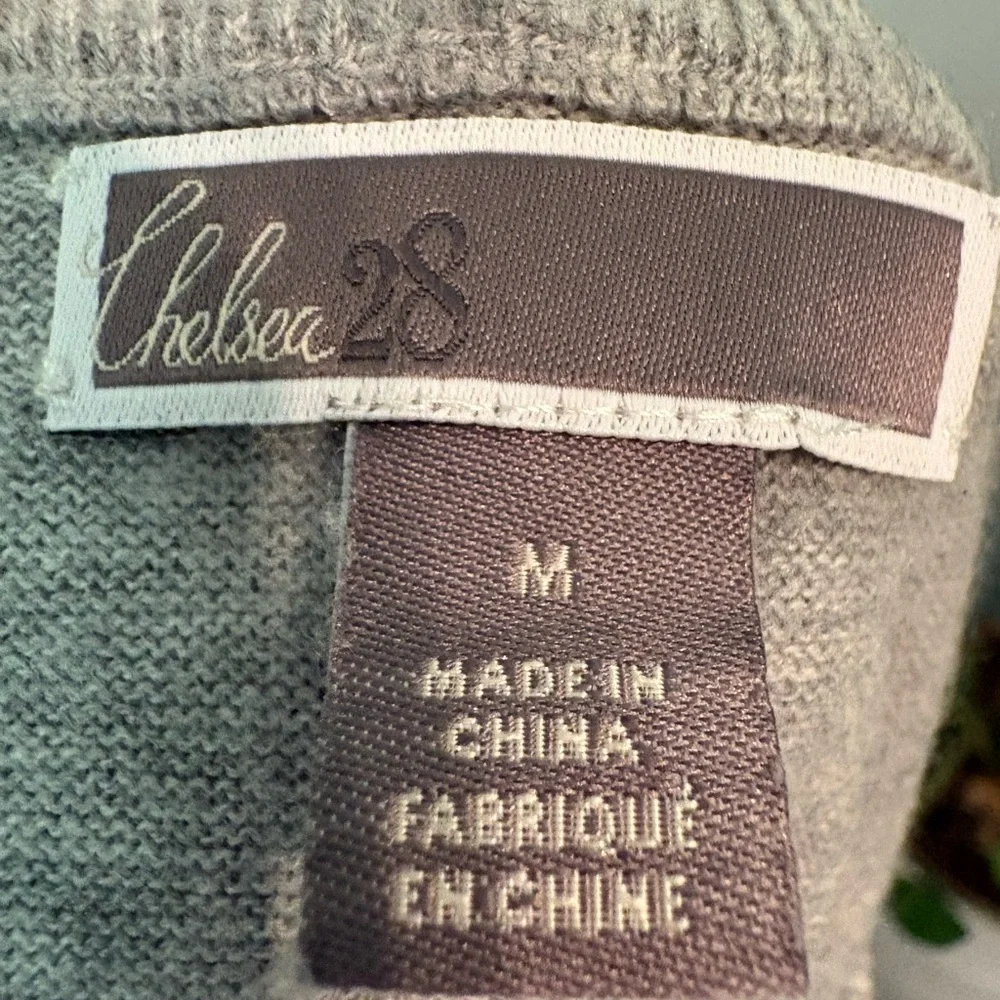 Chelsea28 Heather Gray Knit Top